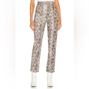 Song of Style Snake Print Straight Leg Pants